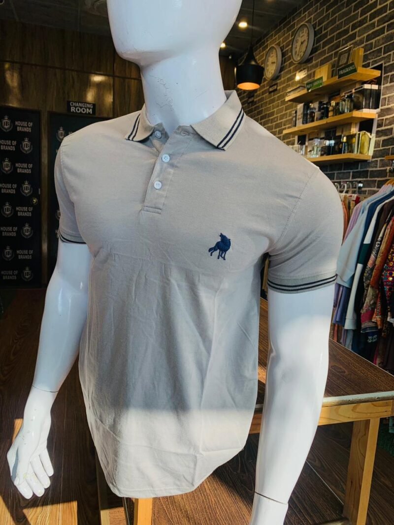 Polo T-Shirt in Gray