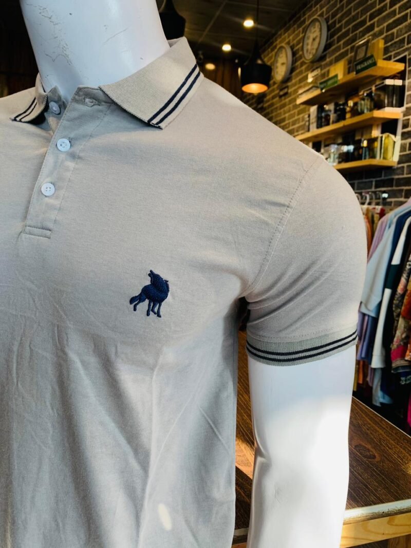 Polo T-Shirt in Gray