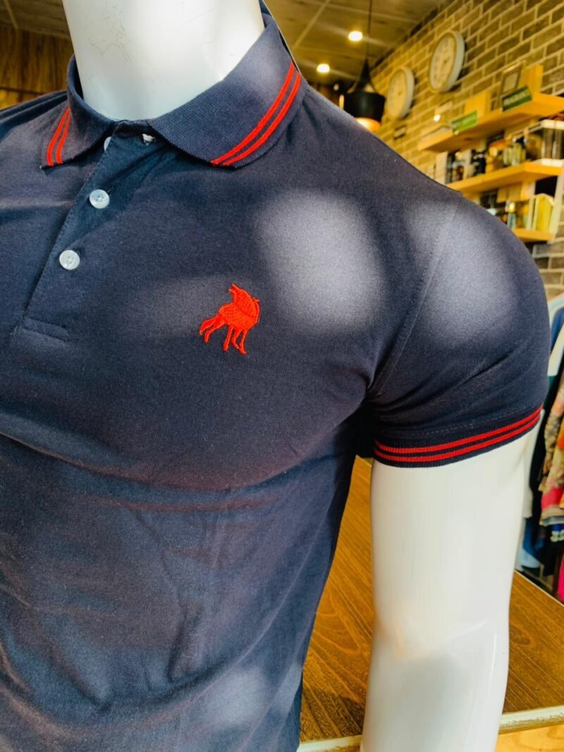 Polo T-shirt in Dark Blue