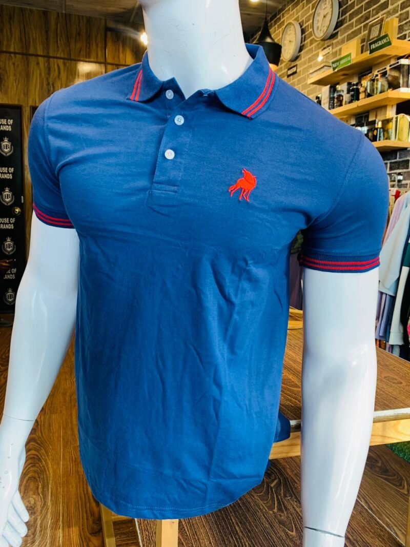 Polo T-shirt in Blue