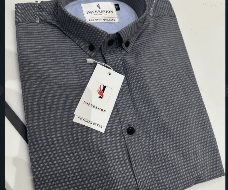 HOB CASUAL SHIRT IN GRAY