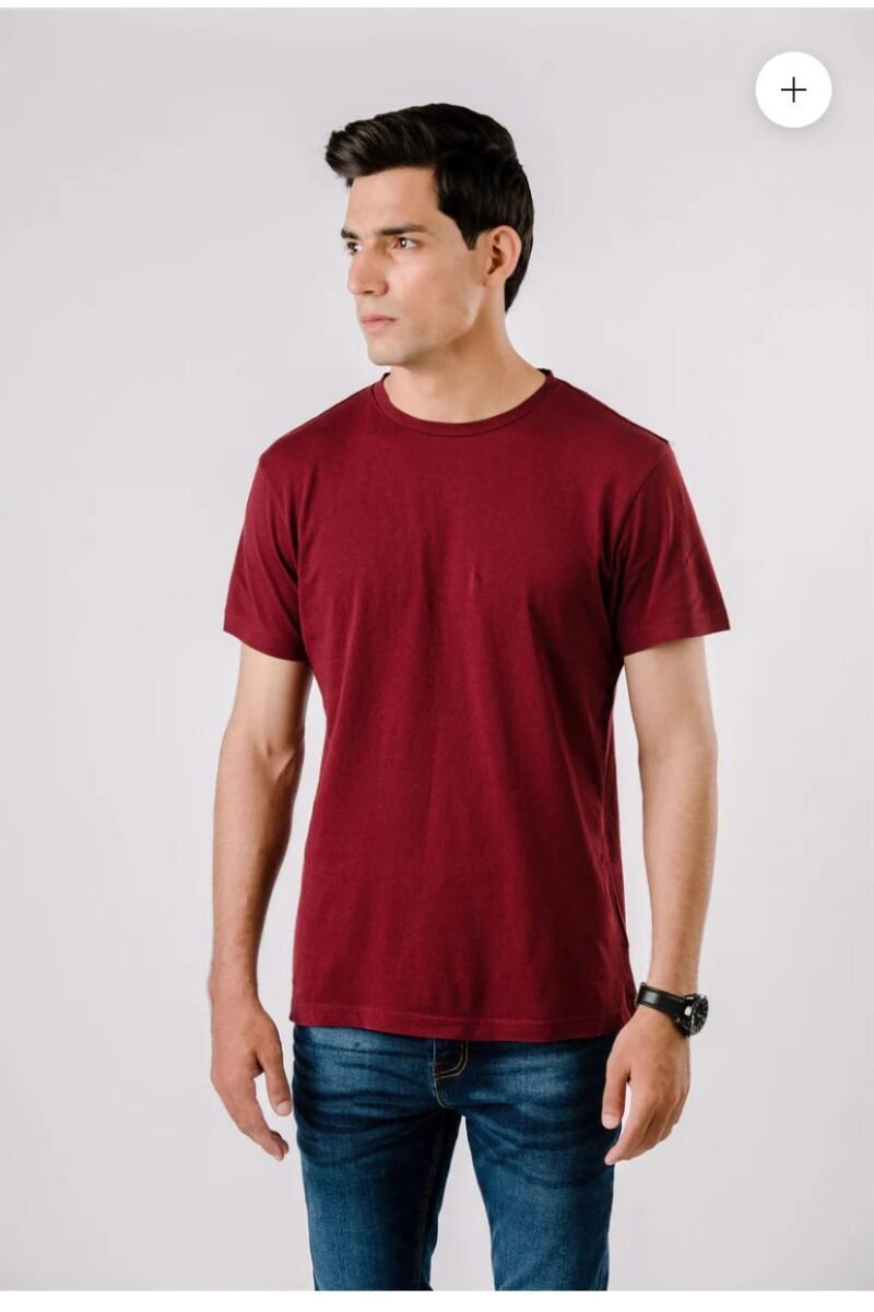 MAROON BASIC T-SHIRT