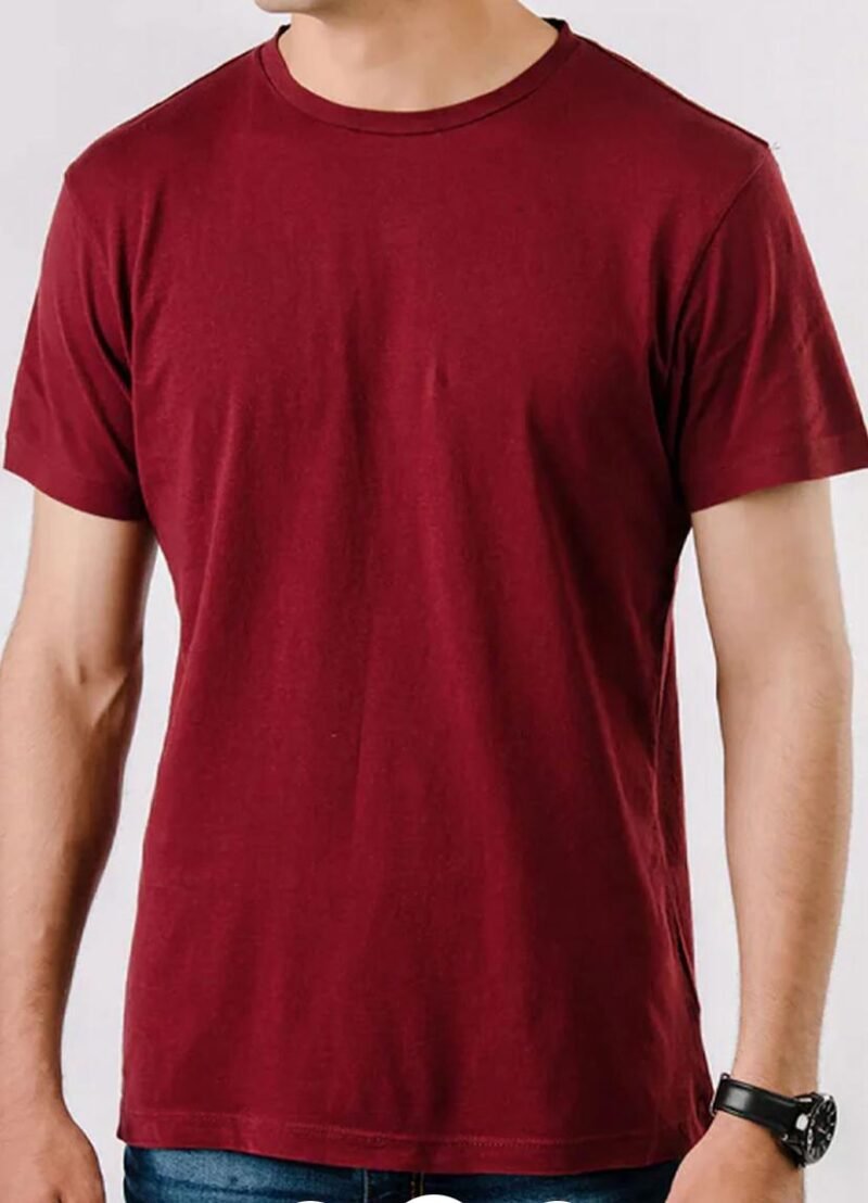 MAROON BASIC T-SHIRT